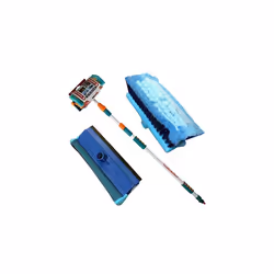 NTI 3M PREMIUM Heavy Duty ALUMINIUM TELESCOPIC Water Fed 9.8 Feet Extendable Car Van Trucks Caravans Conservatories Boats, Decking Wash Window Cl