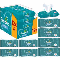 Pampers Baby Wipes - Fresh Clean - Pack of 12