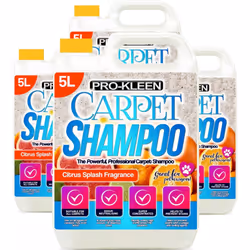 ProKleen Carpet Deep Cleaning Shampoo Solution - 20L, Citrus Splash