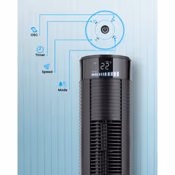 PureMate 38" Oscillating Cooling Tower Fan with Timer