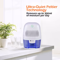 PureMate 600ml Air Dehumidifier for Damp, Mould, Condensation & Moisture in Home