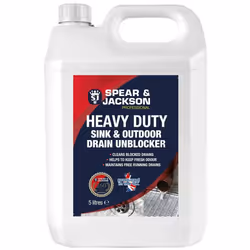 Spear and Jackson - Heavy Duty Sink and Drain Unblocker Gel - 5L