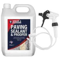 Spear and Jackson Paving Sealant & Proofer 5L Water Seal Long Hose Trigger