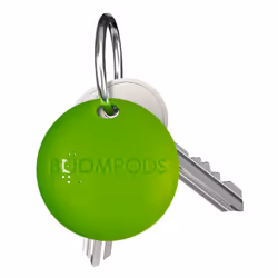 Boompods Boomtag, Item, Finder, Green, Lime, Water resistant, IPX5, Find My