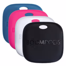 Boompods TAGRE4, Universal, Finder, Assorted colours, Black, Blue, Pink, White, Waterproof, 100 dB, IPX7