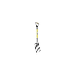 - Professional Solid Forged Contractors Fork - Garden Fork Heavy Duty Professional Site and Gardening Tools - For Home