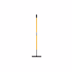 JCB 170cm Contractors Rake, 16 Teeth Carbon Steel