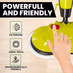 H2O - H2O HD 8-in-1 Dual Buff Steam Mop and Handheld Steam Cleaner