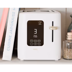 Cello Digital 2 Slice Toaster with Touch Control and Timer - White