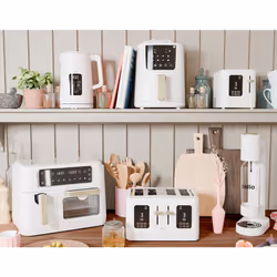 Cello Digital 2 Slice Toaster with Touch Control and Timer - White