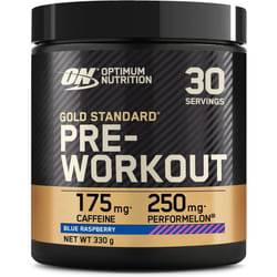 Optimum Nutrition Gold Standard Pre Workout Blue Raspberry Flavour 330g
