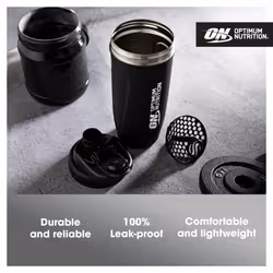Reforce Steel Smartshake, Durable Food-Grade Stainless Steel Protein Shaker Bottle, BPA Free Bottle with Leak-Proof Flip-to-Cap, Easy to Carry Smart