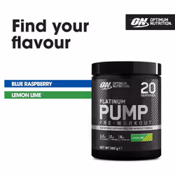 ON Platinum Pump Pre-Workout, Intense Caffeine-Free Pre-Workout Food Supplement with Fruitflow, Beta-Alanine, L-Arginine, L-Citrulline, Lemon Lime - Additional view 4