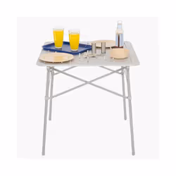 Single Slat Top Square Lightweight Aluminium Camping Table