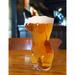Unique Sexy Female Torso Body Shape Beer Pint Wine Glass Shaped Christmas Gift