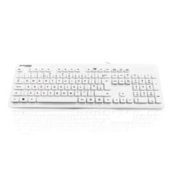 Accuratus AccuMed AQUA - USB 105 Key Antibacterial & Fully Washable IP68 Medical / Clinical Keyboard