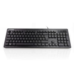 Accuratus AQUA keyboard Medical USB QWERTY UK English Black
