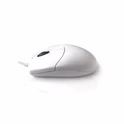 Accuratus MOU-MED-3331-UWH, Ambidextrous, Laser, USB Type-A, White