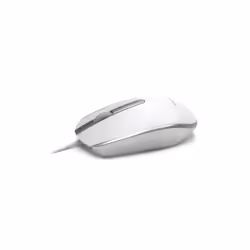 Accuratus M100 MAC USB Type C - USB Type C Wired Full Size Slim Apple Mac Mouse with Silver and Matt White Tactile Case