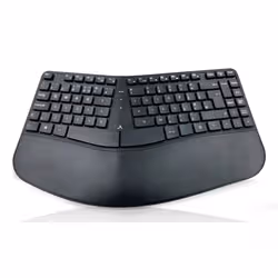 Accuratus Contour keyboard Home RF Wireless + Bluetooth QWERTY UK English Black - Additional view 2