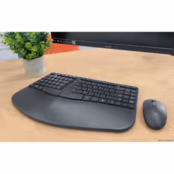 Accuratus Contour keyboard Home RF Wireless + Bluetooth QWERTY UK English Black - Additional view 4