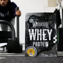 1kg Warrior 100% Whey Protein Powder Muscle Mass Gainer Shake Salted Caramel