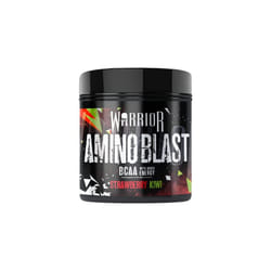 Warrior Amino Blast 270g Branch Chain Amino Acid Powder BCAA Helps Build Lean Muscle and Speed Up Recovery Strawberry Kiwi