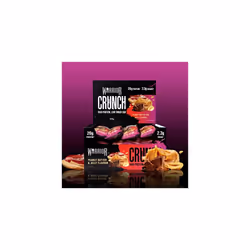 Warrior, CRUNCH - High Protein Bars - 20g Protein Each Bar - 12 Pack x 64g, Peanut Butter Jelly