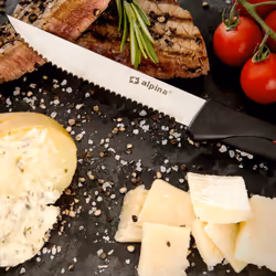 Alpina set of 12 Serrated Steak knives set  Dishwasher Safe