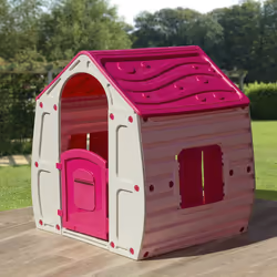 Starplast Pink Childrens Playhouse Wendy House