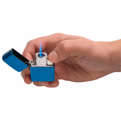 Zippo Brushed Brass Lighter with Zippo Butane Gas Insert