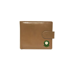 Hibernian football club beige leather wallet