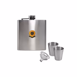 Dundee United football club hip flask gift set