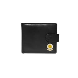 Leeds United football club black leather wallet