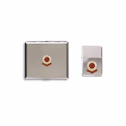 Arsenal football club lighter cigarette case gift set