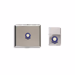 Leicester City football club lighter cigarette case gift set
