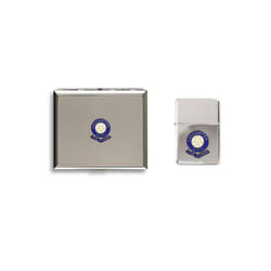 Leicester City football club lighter cigarette case gift set
