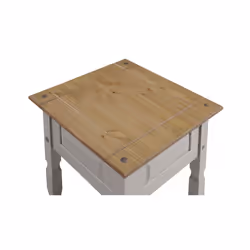 Corona Grey Wax Lamp Table Coffee Table Solid Pine Furniture