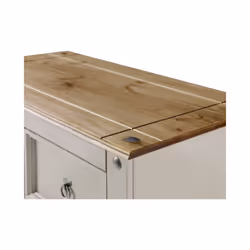 Corona Grey Wax 2+3 Chest Solid Pine Chest Of Drawers