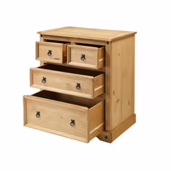 Corona Compact 2+2 Chest Solid Pine bedroom Furniture