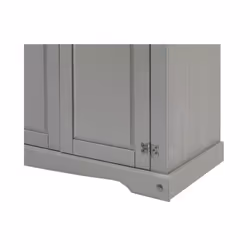 Corona Grey Wax 4 Door Arch Top Wardrobe Bedroom Furniture