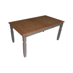Corona Grey Wax Large Extending Dining Table