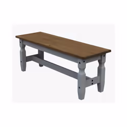 Corona Grey Wax 4'0" Bench