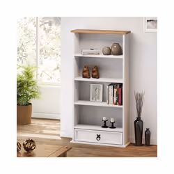 Corona White DVD Rack