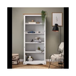 Corona White Large Bookcase
