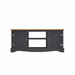 Corona Charcoal 2 Door Media Unit