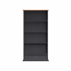 Corona Charcoal 1 Drawer DVD Rack