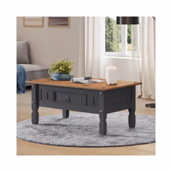 Corona Charcoal 1 Drawer Coffee Table