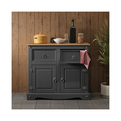 Corona Charcoal 2 Door Sideboard