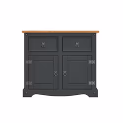 Corona Charcoal 2 Door Sideboard